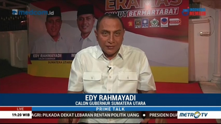 Lawan Terberat di Pilgub Sumut Menurut Edy Rahmayadi