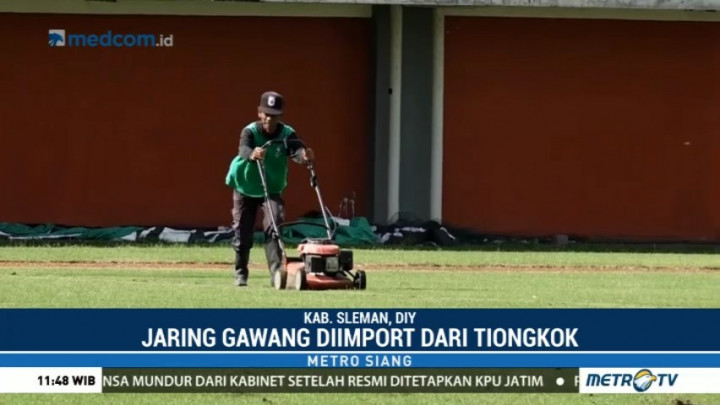 Stadion Maguwoharjo Berbenah Jelang Laga Islandia Vs Indonesia Selections