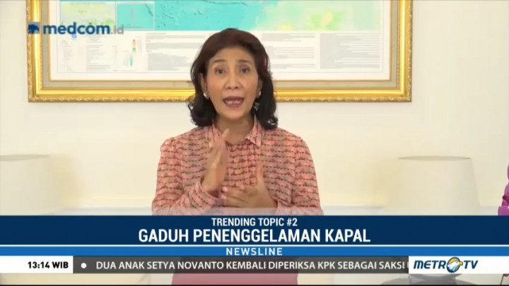 Menteri Susi: Menenggelamkan Kapal Pencuri adalah Tugas Negara