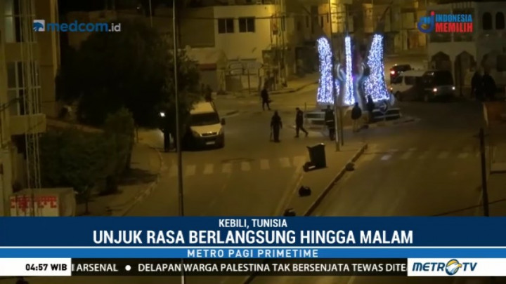 Unjuk Rasa di Tunisia Terus Meluas