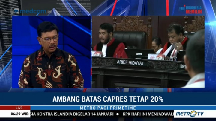 NasDem Apresiasi Keputusan MK Soal Ambang Batas Presiden