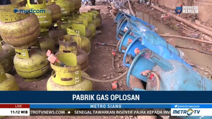 Kronologi Penggerebekan Pabrik Gas Oplosan di Tangerang