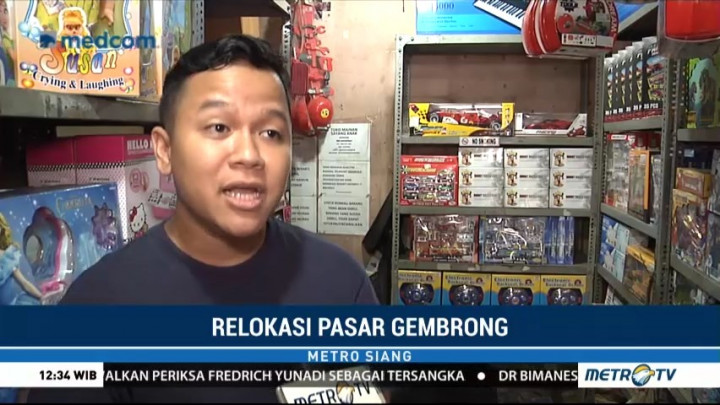 Pedagang Minta Relokasi Pasar Gembrong Lebih Layak