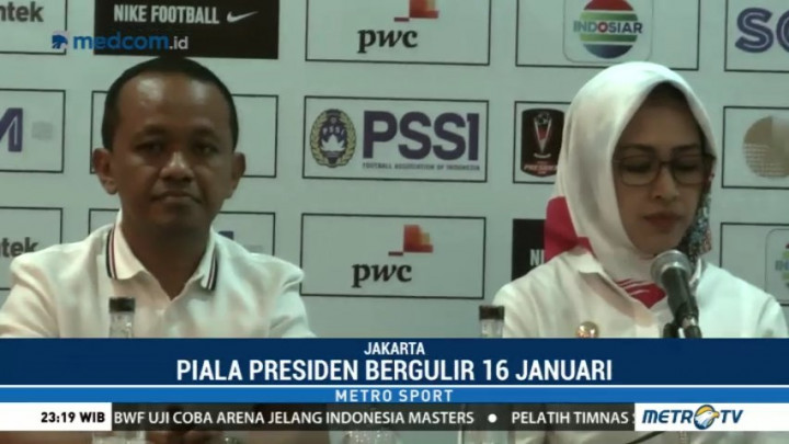 Piala Presiden Resmi Bergulir 16 Januari