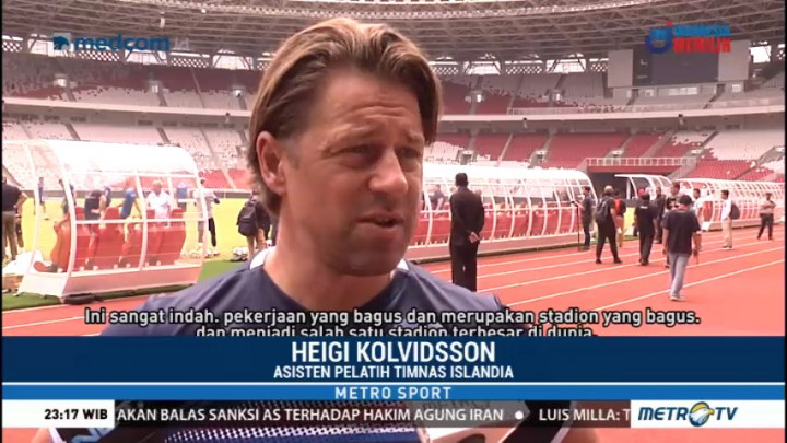 Timnas Islandia Puji Kemegahan Stadion Utama GBK