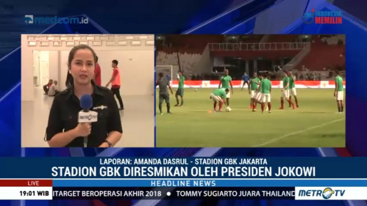 Jokowi Resmikan Stadion Utama GBK