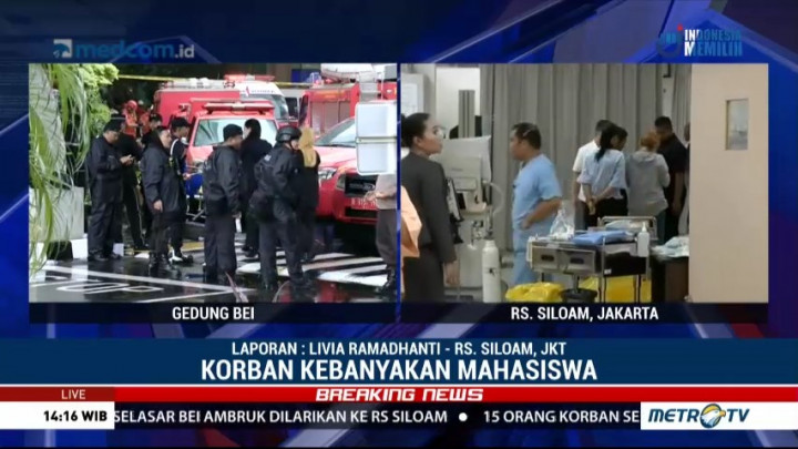 BEI Tanggung Biaya Perawatan Korban Balkon Ambruk