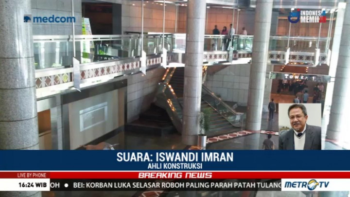 Ahli Duga Degradasi Material Konstruksi Penyebab Selasar BEI Ambruk