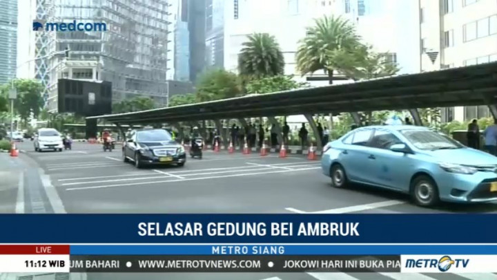 Arus Lalu Lintas di Sekitar Gedung BEI Normal