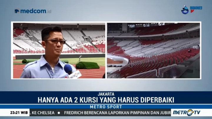 Pengelola SUGBK: Hanya Dua Kursi yang Rusak