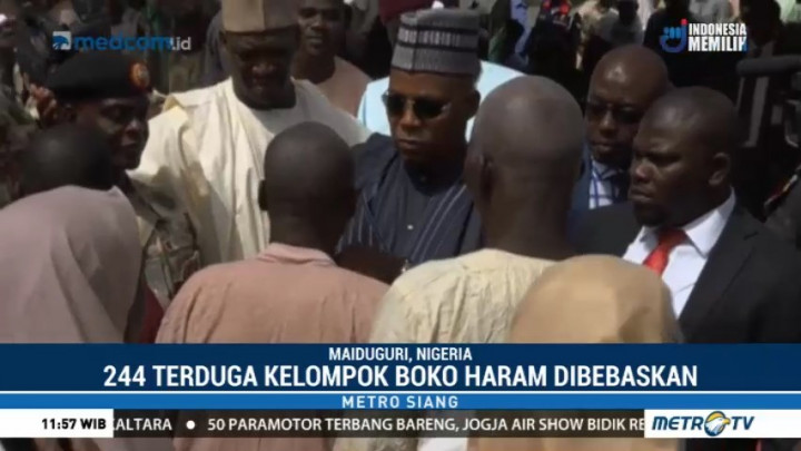 Nigeria Bebaskan 244 Terduga Boko Haram