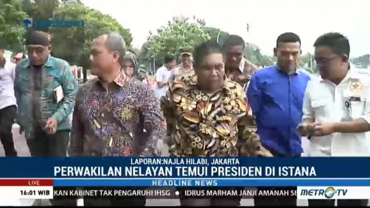 Perwakilan Nelayan Temui Presiden di Istana