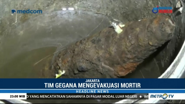 Warga Temukan Mortir di Perumahan Cilandak