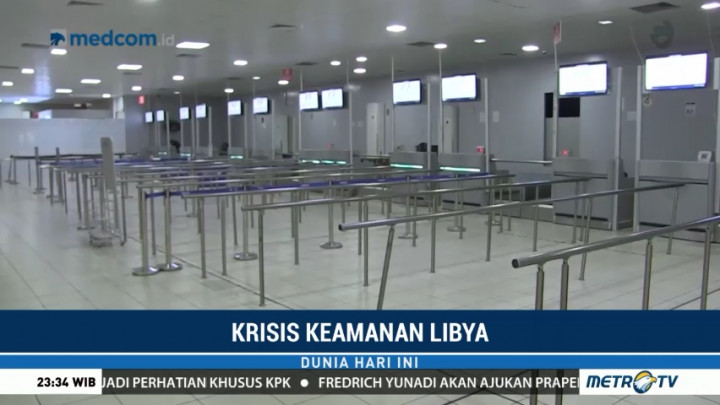 Bandara Utama Libya Ditutup