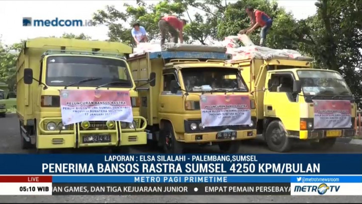 Bulog Sumsel Babel Salurkan Rastra 48 Ton
