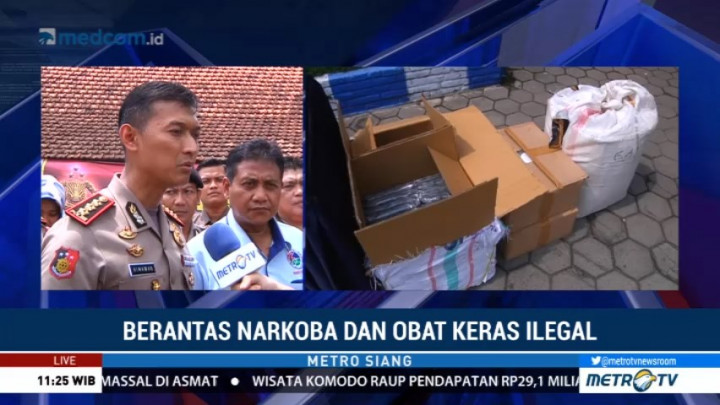 Polisi Dalami Kemungkinan Jaringan Lain terkait Pabrik PCC di Sidoarjo