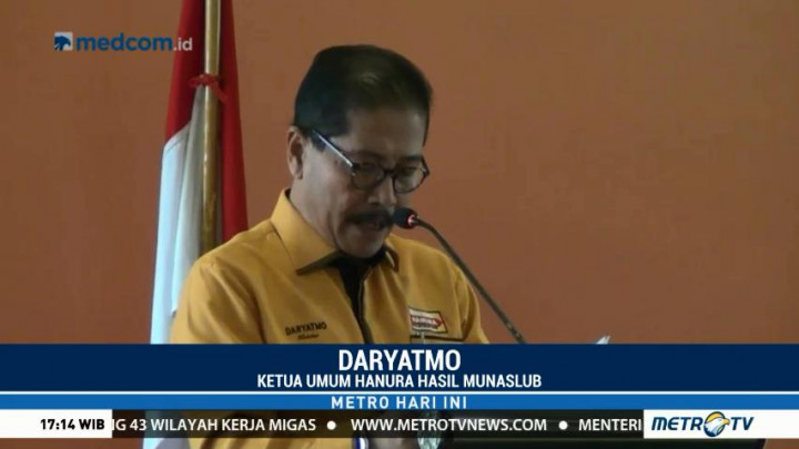 Daryatmo Terpilih sebagai Ketum Partai Hanura