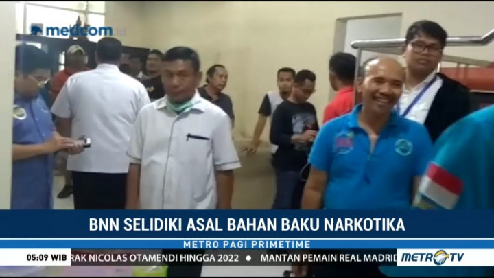 BNN Masih Selidiki Asal Bahan Baku Narkotika di Tangerang