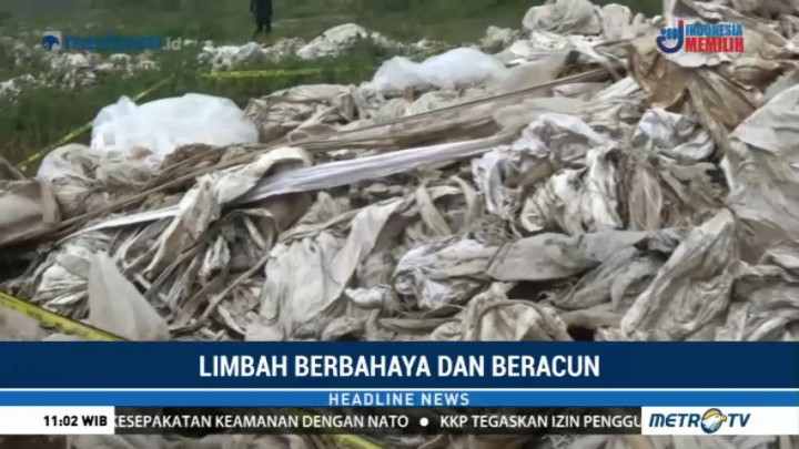 Polres Karawang Amankan 78 Ton Karung Terkontaminasi Limbah B3