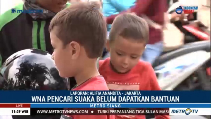 WNA Pencari Suaka Belum Dapat Bantuan dari Pemerintah RI