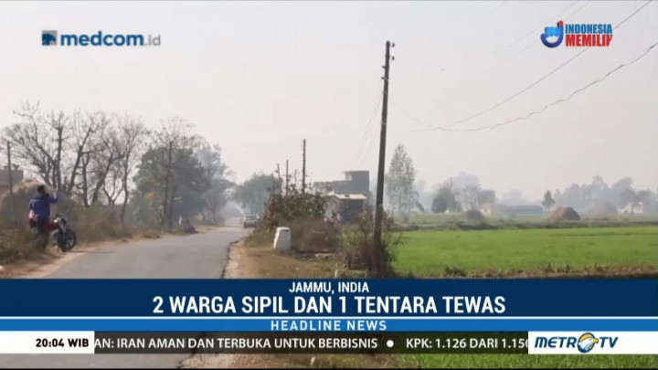 Baku Tembak di Kashmir Tewaskan Tiga Orang