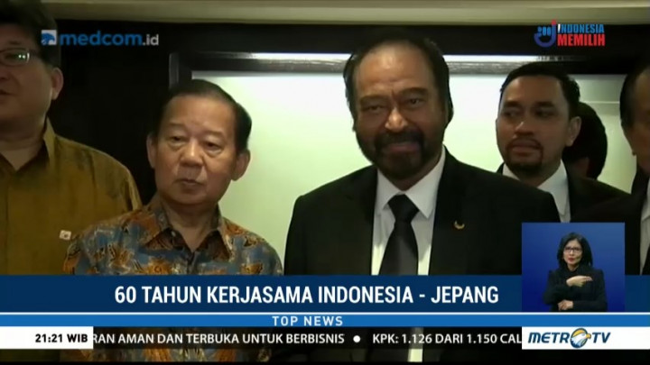 Bertemu Utusan Khusus PM Jepang, Surya Paloh Yakinkan Iklim Investasi di RI Baik