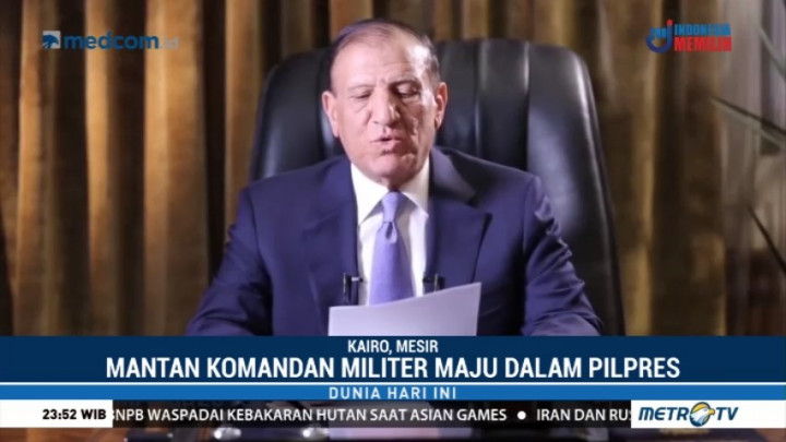 Eks Komandan Militer Maju di Pilpres Mesir