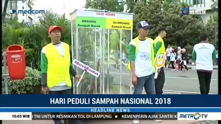 Hari Peduli Sampah Nasional, KLHK Ajak Warga Pungut Sampah di CFD