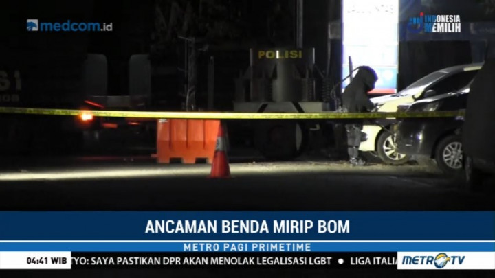 Benda Mirip Bom Ditemukan di Depan Kantor Satlantas Polres Lumajang