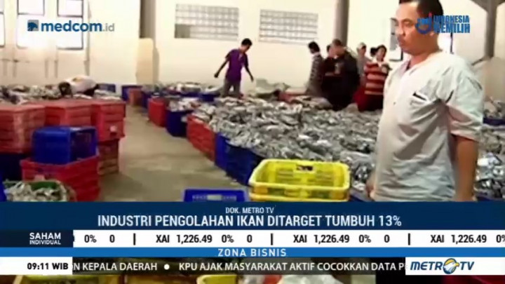 Pemerintah Targetkan Industri Pengolahan Ikan Tumbuh di Atas 13%