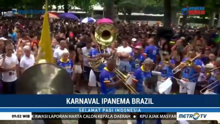 Kemeriahan Karnaval Ipanema di Brasil