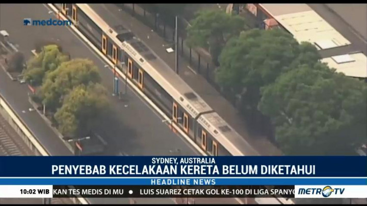 Kecelakaan Kereta di Sydney, 16 Orang Luka