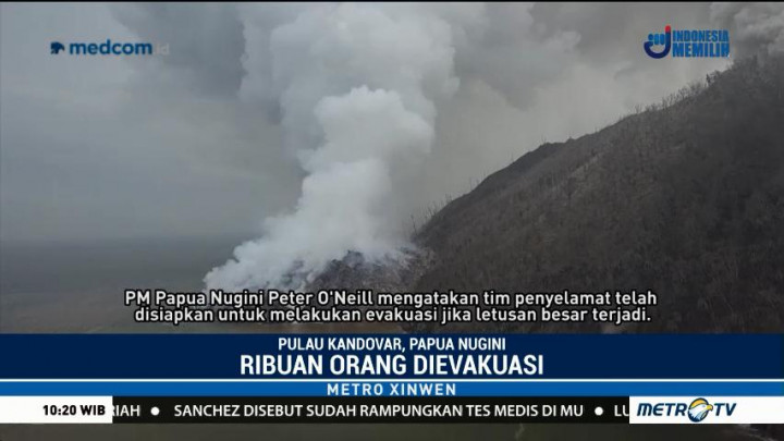 Gunung Api di Papua Nugini Meletus, Ribuan Orang Dievakuasi