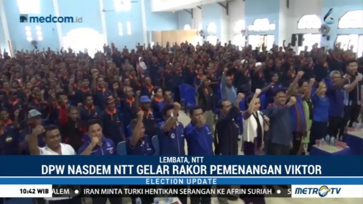 DPW NasDem NTT Gelar Rakor Pemenangan Viktory-Joss
