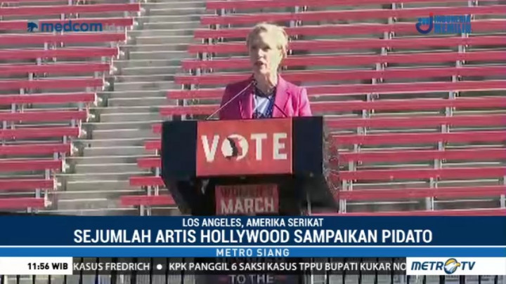 Sejumlah Artis Hollywood Sampaikan Pidato untuk Women's March