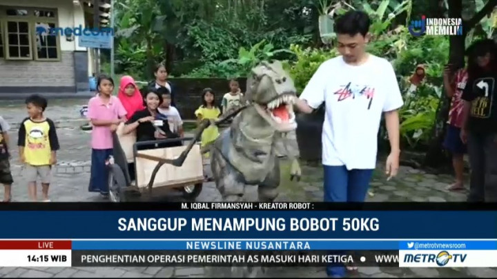 Robot T-Rex Karya Anak Muda Yogyakarta