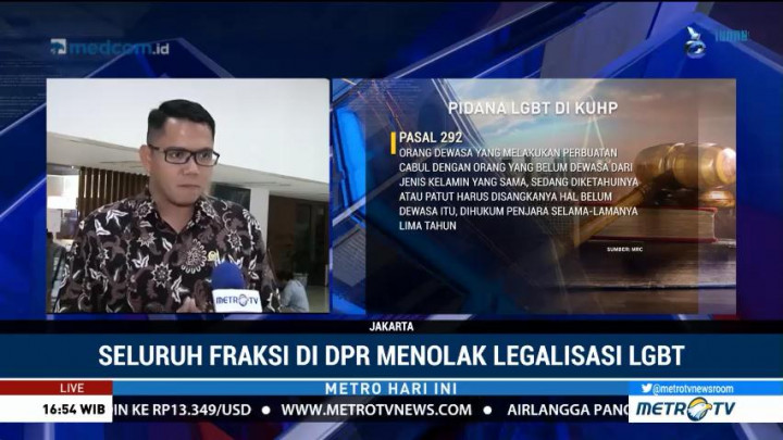 Seluruh Fraksi di DPR Menolak Legalisasi LGBT