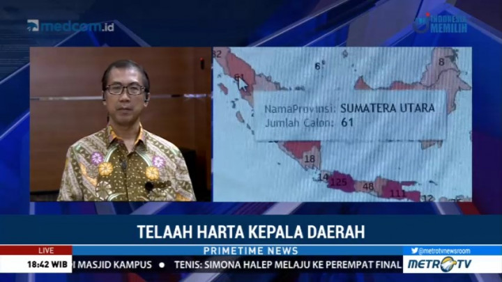 KPK: Baru 1.147 Calon Kepala Daerah Serahkan LHKPN