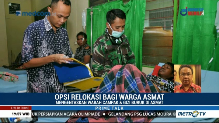 586 Anak Suku Asmat Terindikasi Campak