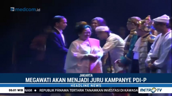 Megawati akan Menjadi Juru Kampanye PDIP