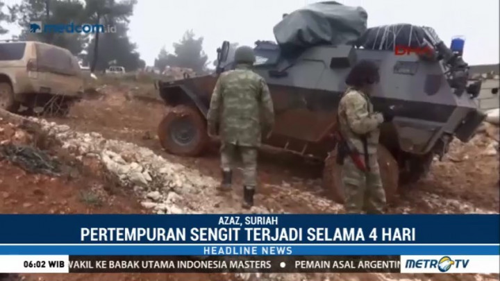 Pertempuran Sengit Turki-Kurdi Terus Berlanjut
