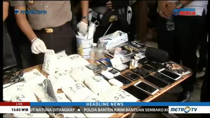 Gerebek Gudang Narkoba, Polisi Sita 18 Kg Bahan Pembuatan Narkoba