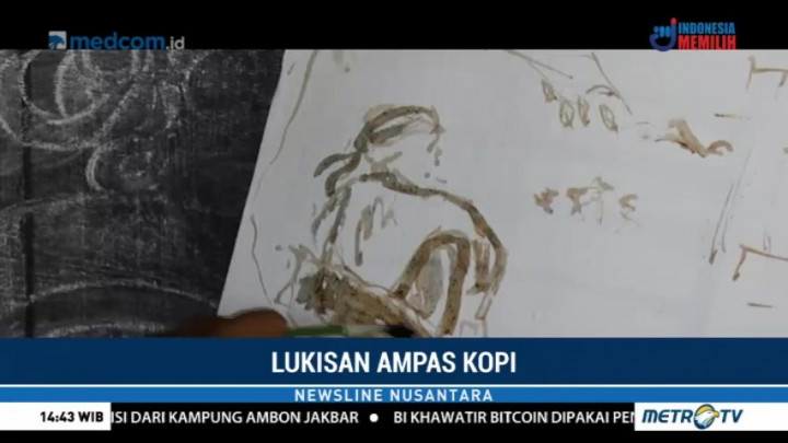 Melukis dengan Ampas Kopi