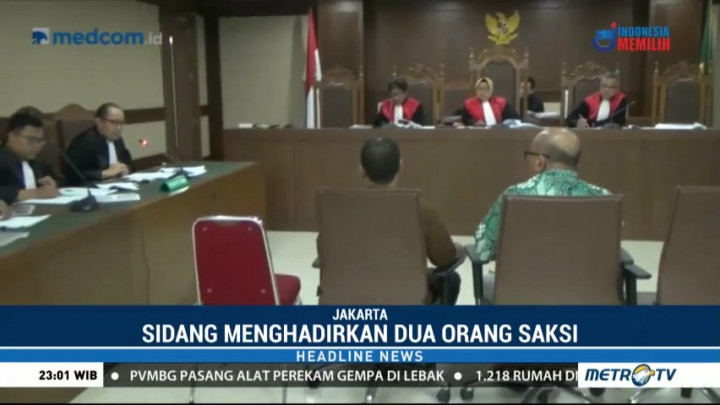 Dua Saksi Dihadirkan dalam Sidang Nur Alam