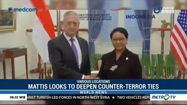 Mattis Looks to Deepen Counterterror Ties with Indonesia