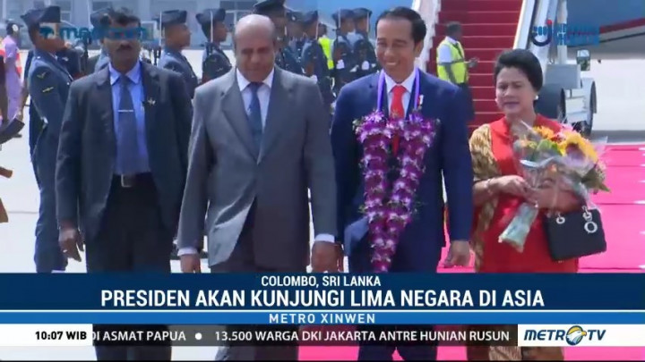 Jokowi Berkunjung ke Sri Lanka untuk Kerja Sama