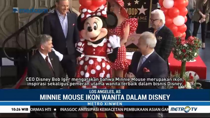 Minnie Mouse Dapat Bintang Walk of Fame