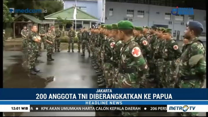 TNI Kirim Satgas Kesehatan ke Asmat