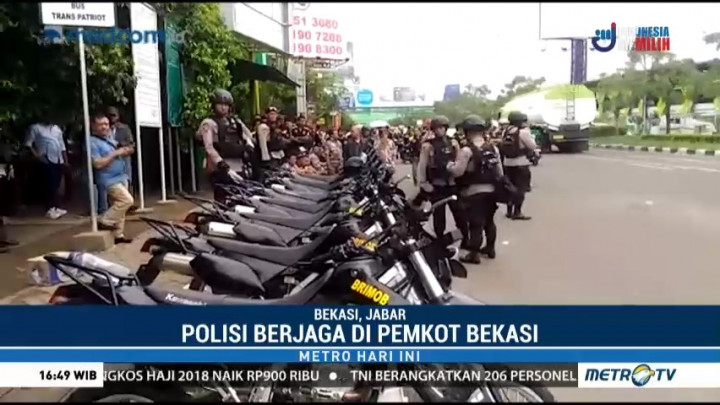 Antisipasi Bentrok Susulan, Polisi Masih Berjaga di Pemkot Bekasi