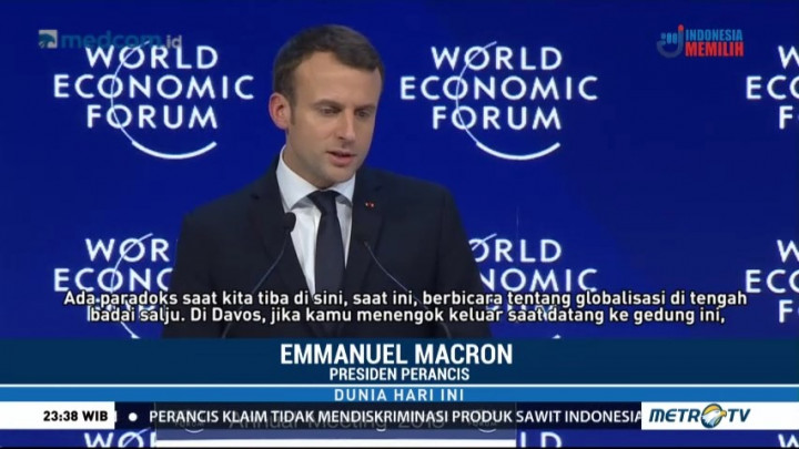 Macron Sindir Trump soal Pemanasan Global